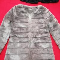 giubbini smanicati e cappotti pelliccia sintetica 