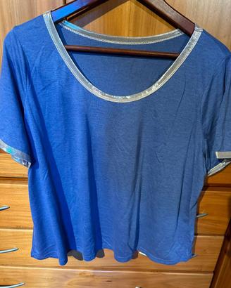 T shirt girocollo donna maniche corte