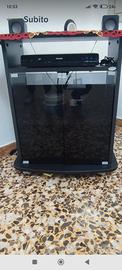 tavolo xTV,dvix ,4 casse piccole e subwoofer 
