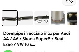 Downpipe Audi, Skoda ecc.