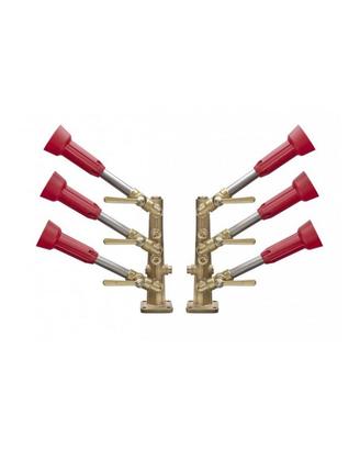 Kit Irrorazione Colonna Metal Pi Ugelli 3+3
