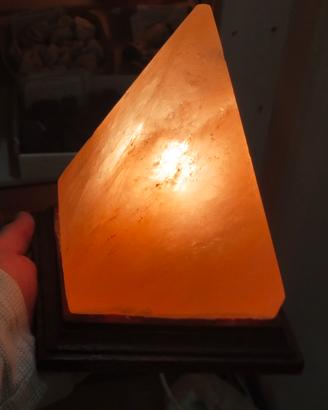 lampada di Sale arancione a piramide (Himalaya)