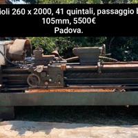 tornio grazioli barra 105 260x2000