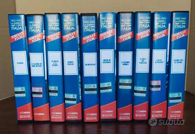 Lotto di 10 VHS “ 1943–1945  la guerra in Italia"