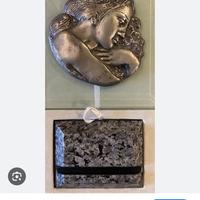 Bassorilievo in Argento su cristallo Emilio Greco