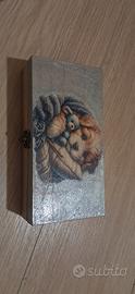 scatolina in legno decoupage 