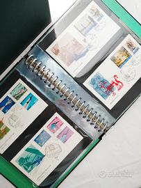 lotto buste primo giorno ITALIA + raccoglitore