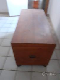 baule in legno anni 60
