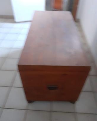 baule in legno anni 60