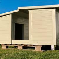 Cucce coibentate con pannelli sandwich per cani