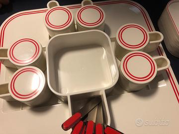 Set da caffè di Pino Spagnolo per Biesse, 1976