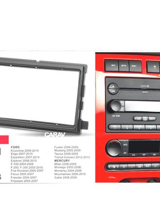 MARCO PRETA RADIO 2-DIN PER FORD EDGE EXPEDITION E