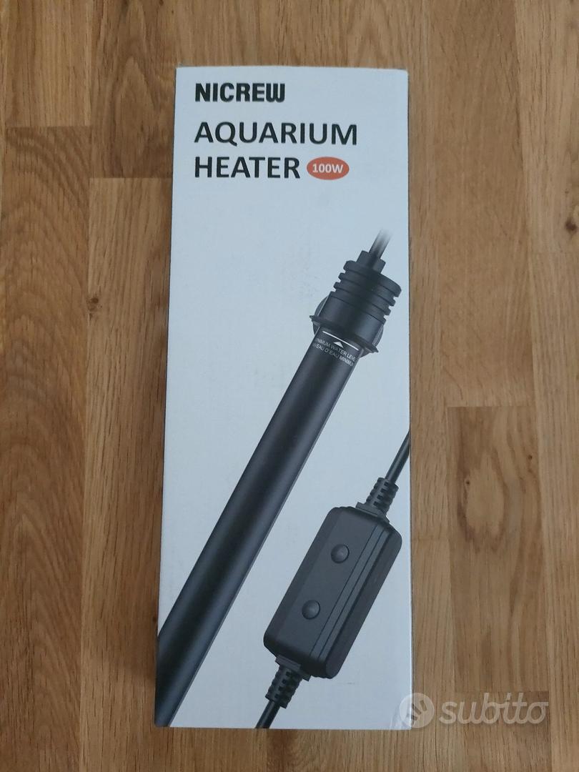 Riscaldatore Acquario 100W Per 30-100 Litri - Termostato Regolabile 15-35&deg;C, Sicuro