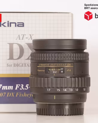 Tokina AT-X 10-17 F3.5-4.5 DX Fish-eye (Nikon)