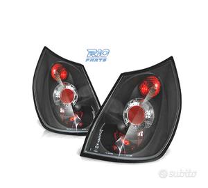 FANALI RENAULT SCENIC 03-06 LOOK LEXUS NERO