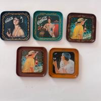 Coca Cola Cinque Vassoietti Sottobicchieri 50