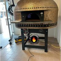 FORNO PIZZA 120 LEGNA - GAS - MOSAICO ORO