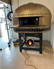 FORNO PIZZA 120 LEGNA - GAS - MOSAICO ORO