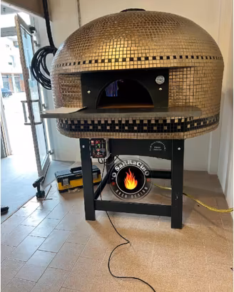 FORNO PIZZA 120 LEGNA - GAS - MOSAICO ORO