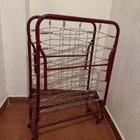 Brandina pieghevole senza  materasso ruote girevol