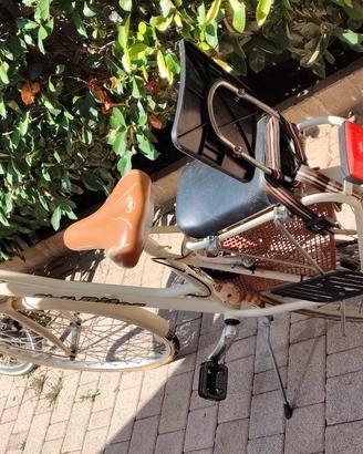 Bici Donna Olandese Vintage - Cestino + Seggiolino