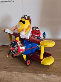 DISTRIBUTORE VINTAGE M&M DISPENSER AEROPLANO GADGE