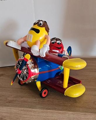 DISTRIBUTORE VINTAGE M&M DISPENSER AEROPLANO GADGE