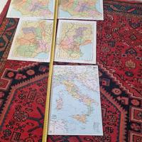 LOTTO DI CARTE GEOGRAFICHE VARIE NAZIONI 