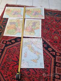 LOTTO DI CARTE GEOGRAFICHE VARIE NAZIONI 