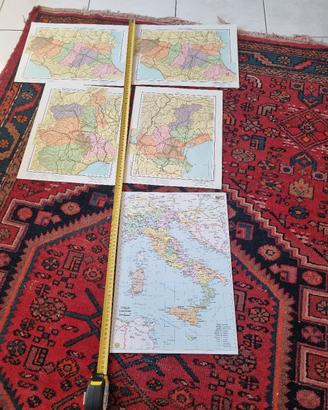 LOTTO DI CARTE GEOGRAFICHE VARIE NAZIONI 
