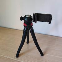 Treppiede nero per telefono/fotocamera