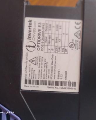 INVERTER  380v  4kw
