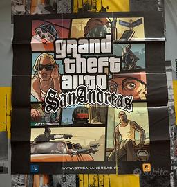 Mappa poster GTA Grand Theft Auto San Andreas