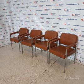 4 Poltroncine Vintage anni 70
