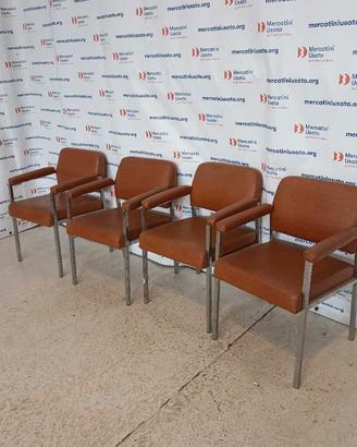 4 Poltroncine Vintage anni 70