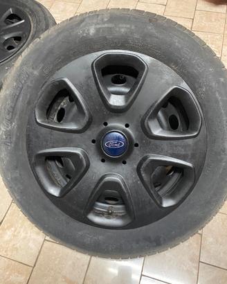 Ruoti e copricerchi neri Ford Ka 2 serie