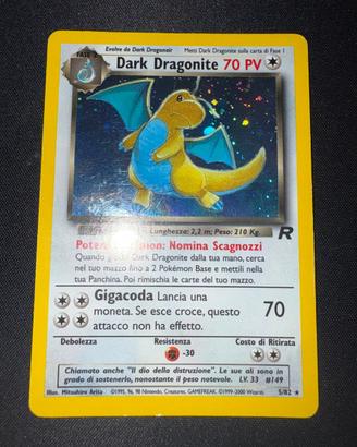 Dark Dragonite Holo Team Rocket 5/82