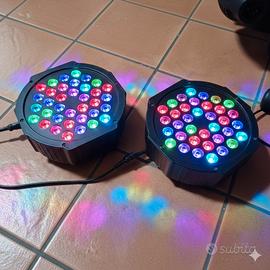 set 2 fari LED slim par