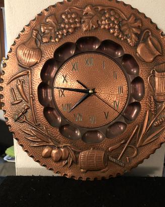 Orologio da parete inrame lavorato