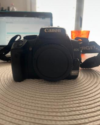 Canon Eos 400D + obbiettivo + custodia