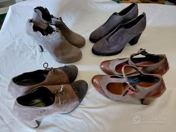 4 paia di scarpe n. 35 eleganti comode