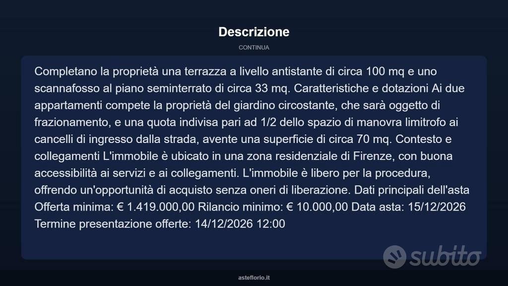 Appartamento – Firenze, Poggio Gherardo - Vista 4