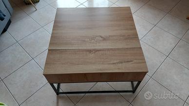 tavolino contenitore da soggiorno – 70x70 cm