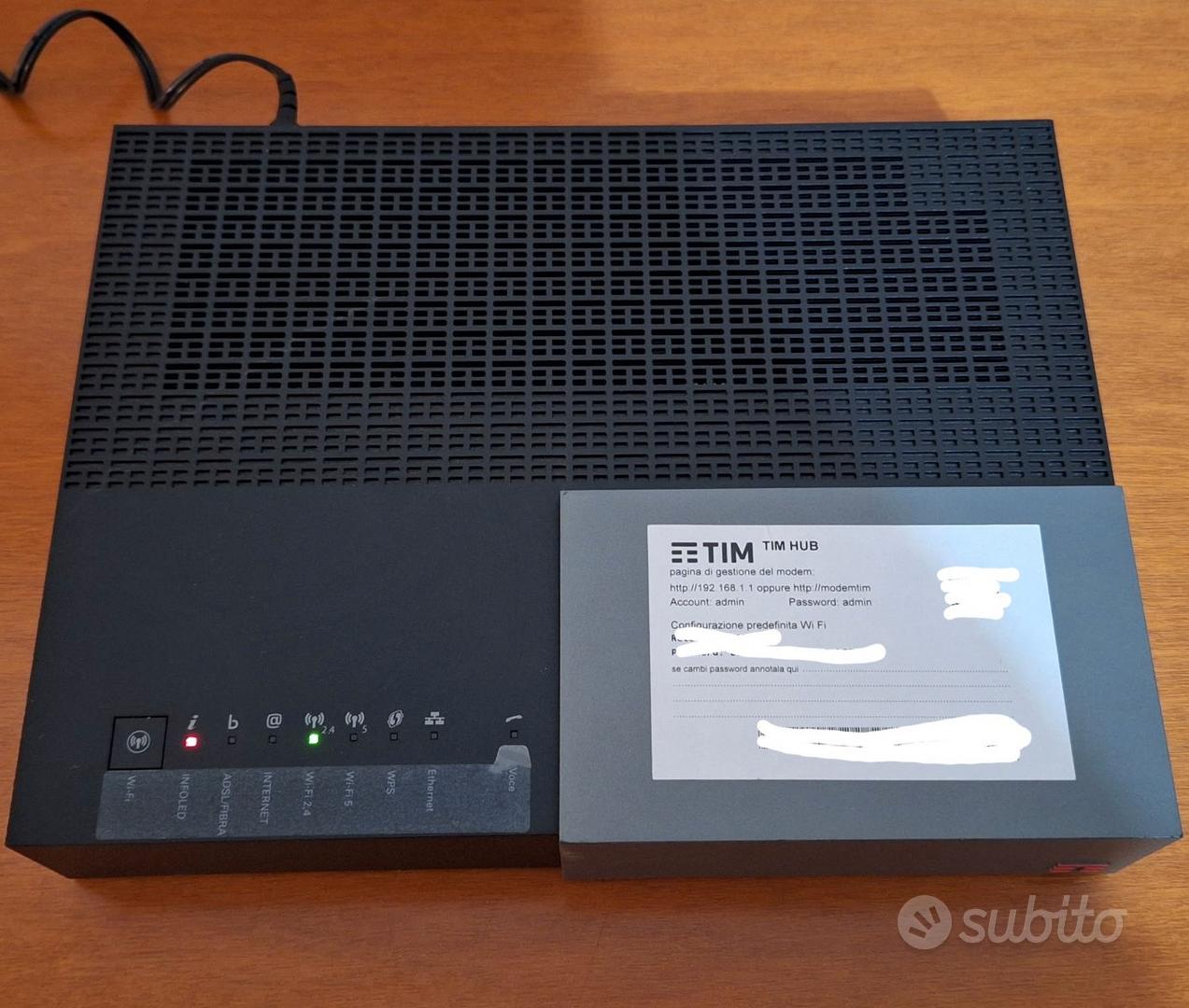 Modem Router fibra Timhub+ - Informatica In vendita a Udine