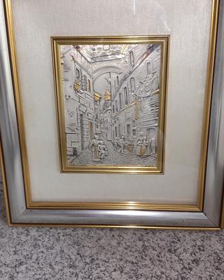 quadro vintage in rilievo