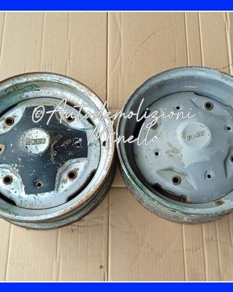 Cerchi in ferro 4 x 12 per FIAT 126 d'epoca