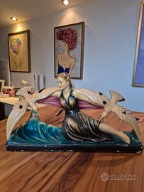 statua gesso vintage