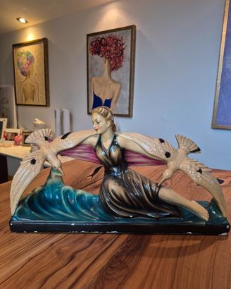 statua gesso vintage