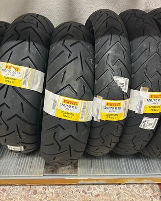 PIRELLI SCORPION TRAIL II 120/70-19 170/60-17 DOT 