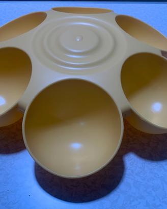 CIOTOLA 6 POSTI PER CUCCIOLI GIALLA